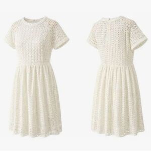 Madewell Girls Dress / Ivory / Eyelet